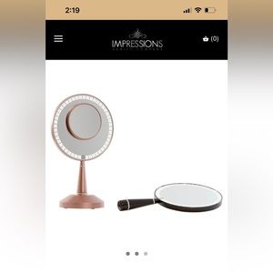 LED hand mirror IMPRESSIONS VANITY